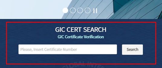 Access the GIC website